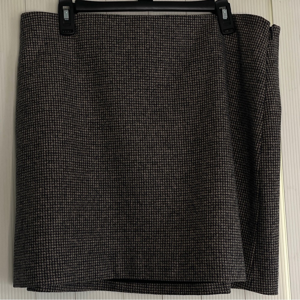 Theory Wool Blend Tweed Mini Skirt
